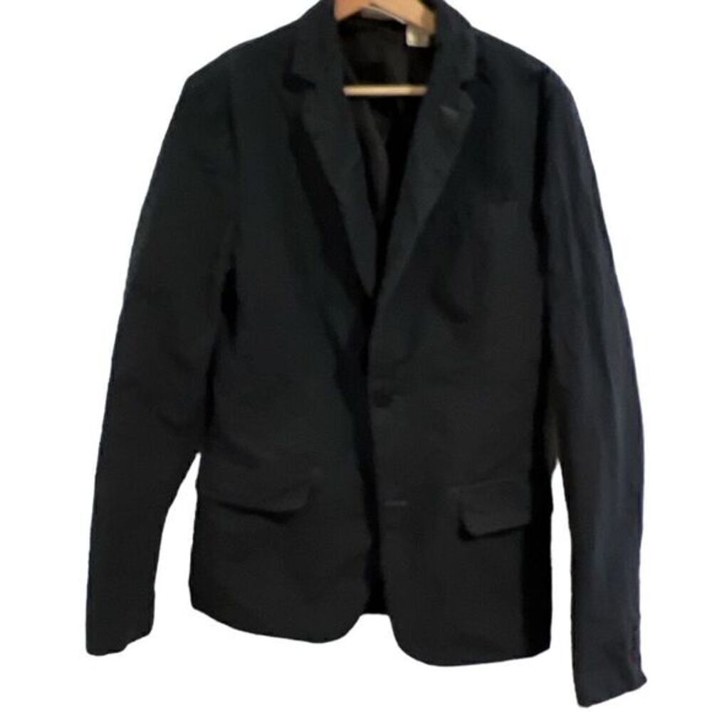 DKNY Jeans CottonGray Black Mens Jacket Size Small‎